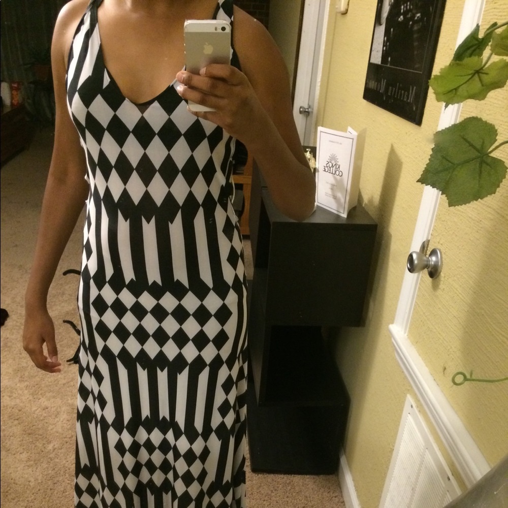 Black and White Dress